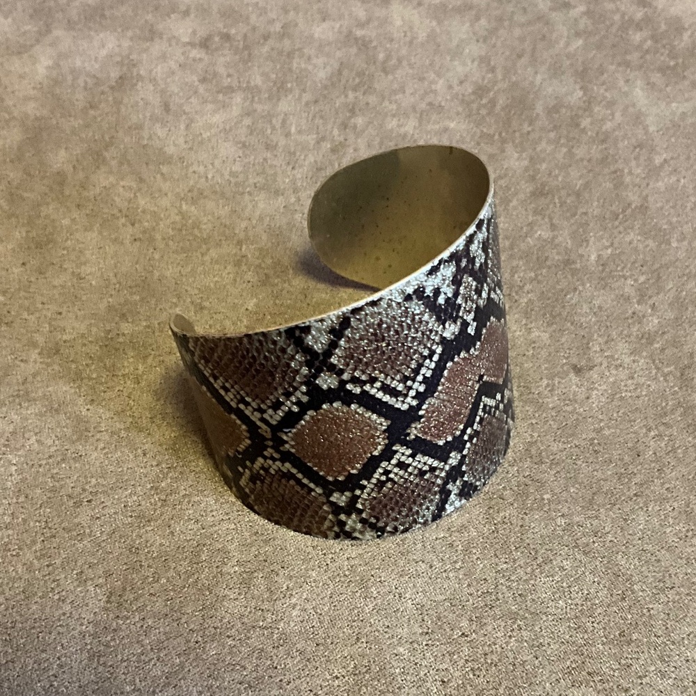 Python Metal Cuff Bracelet - image 4